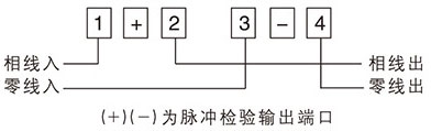 德力西的單相電表dds607型是怎么接線的