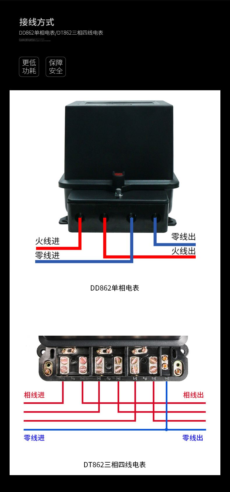 德力西DD862單相機(jī)械式電表 DT862三相四線(xiàn)機(jī)械電表 德力西機(jī)械電能表 機(jī)械式電度表